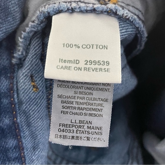 [L.L. Bean] Women's Original Fit Relaxed High Rise Straight Leg Vintage Jeans - Picture 7 of 7
